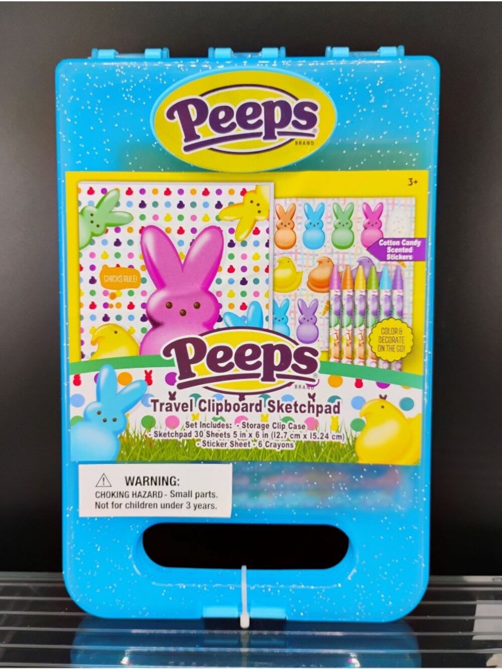 Peeps Travel Clipboard Sketchpad Set With Storage Case